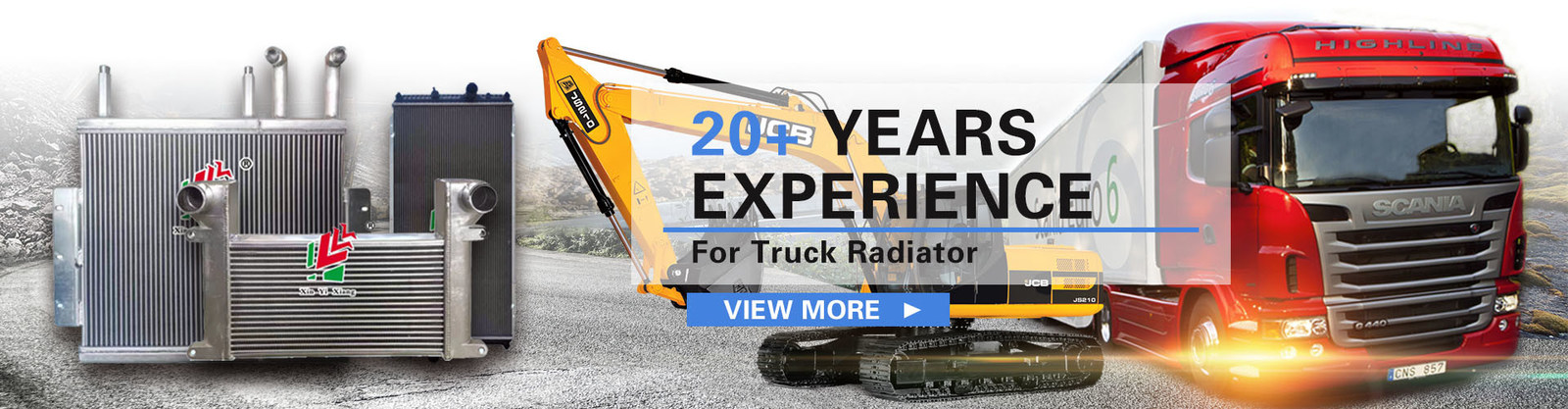 Bộ tản nhiệt xe tải Diesel