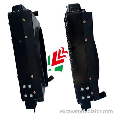 Weichai K4100 38 góc phải DF Máy móc kỹ thuật hạng nặng Radiator lõi nhôm Chiếc xe