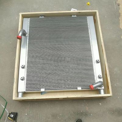Lắp ráp bộ tản nhiệt dầu thủy lực máy đào 4 hàng Sumitomo SH200A2